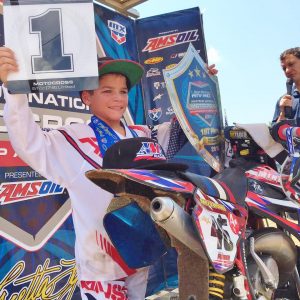 Cobra Moto's Luke Fauser podium