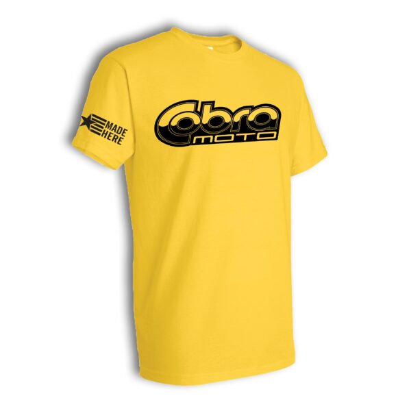 Cobra MOTO Yellow T-Shirt - Image 2