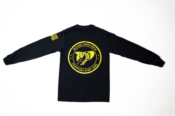 LONG SLEEVE FACTORY COBRA MOTO T-Shirt - Image 3