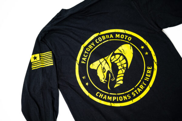 LONG SLEEVE FACTORY COBRA MOTO T-Shirt - Image 2