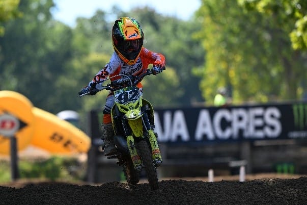 Rydin Williams riding a Cobra MOTO bike